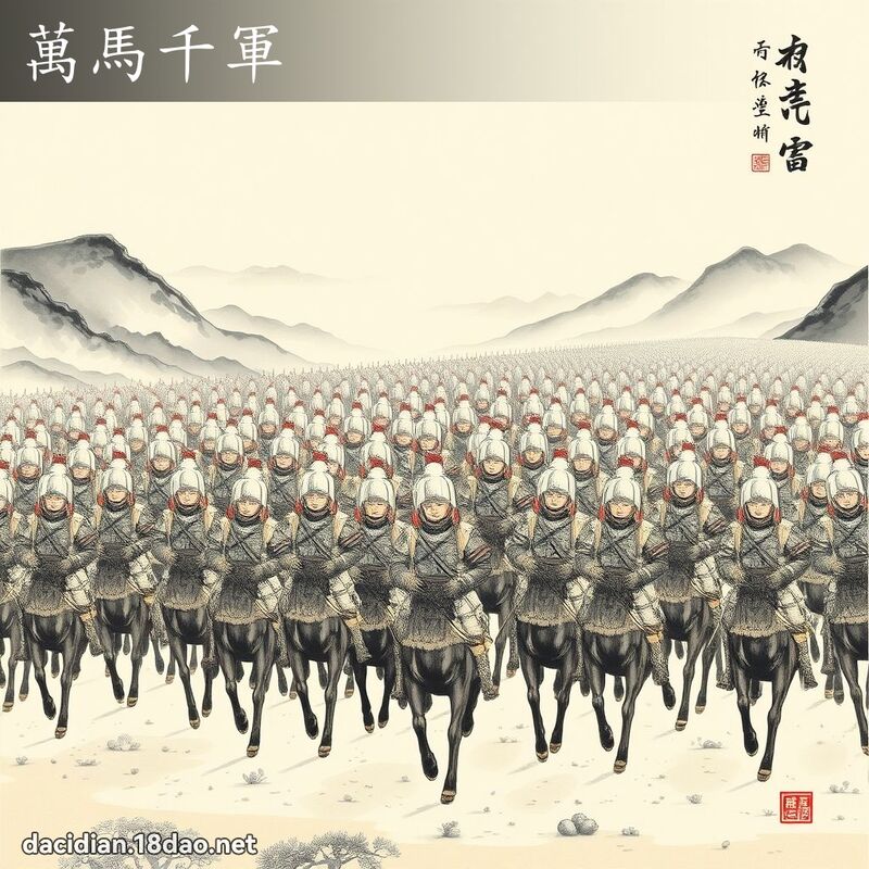 萬馬千軍 配图