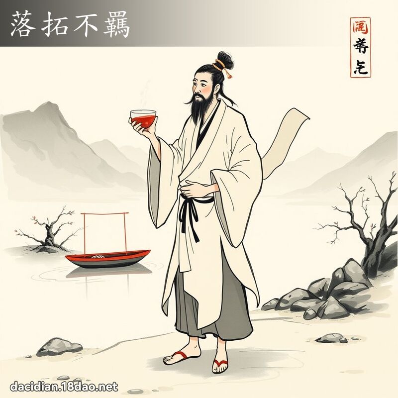 落拓不羈 配图
