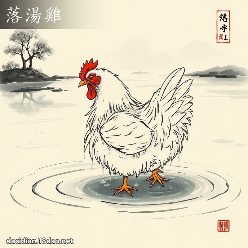 落湯雞 配图