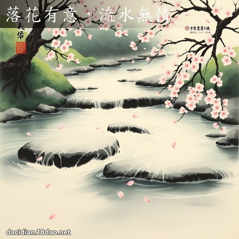 落花有意,流水無情 配图