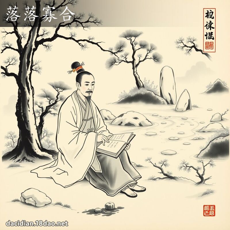 落落寡合 配图