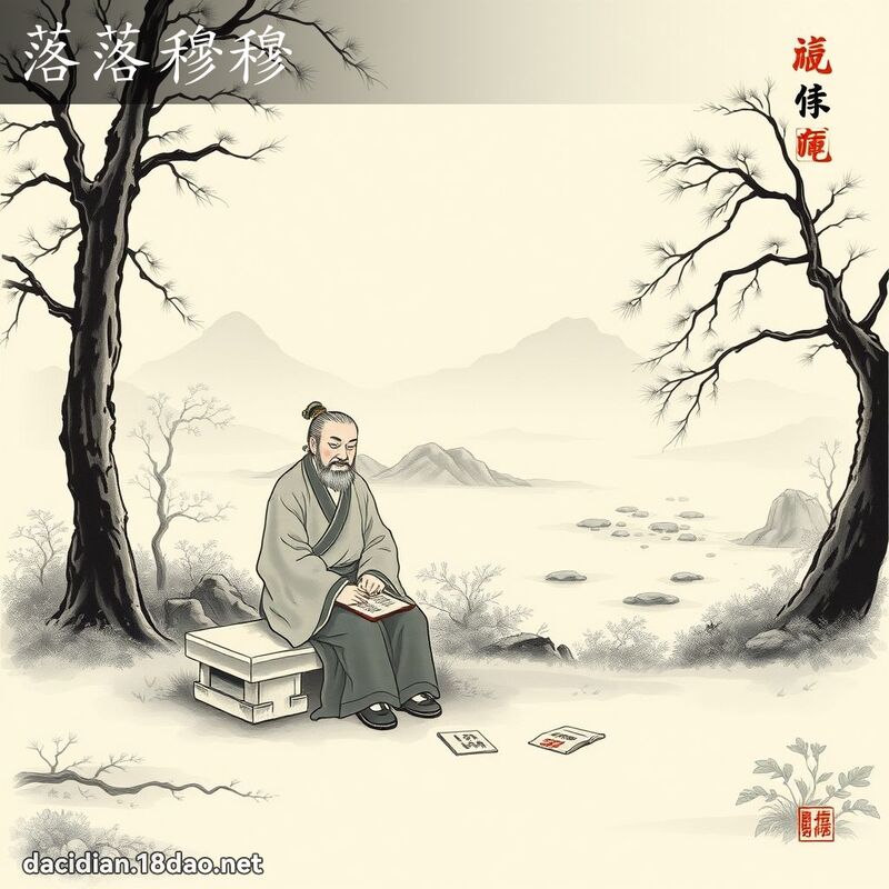 落落穆穆 配图