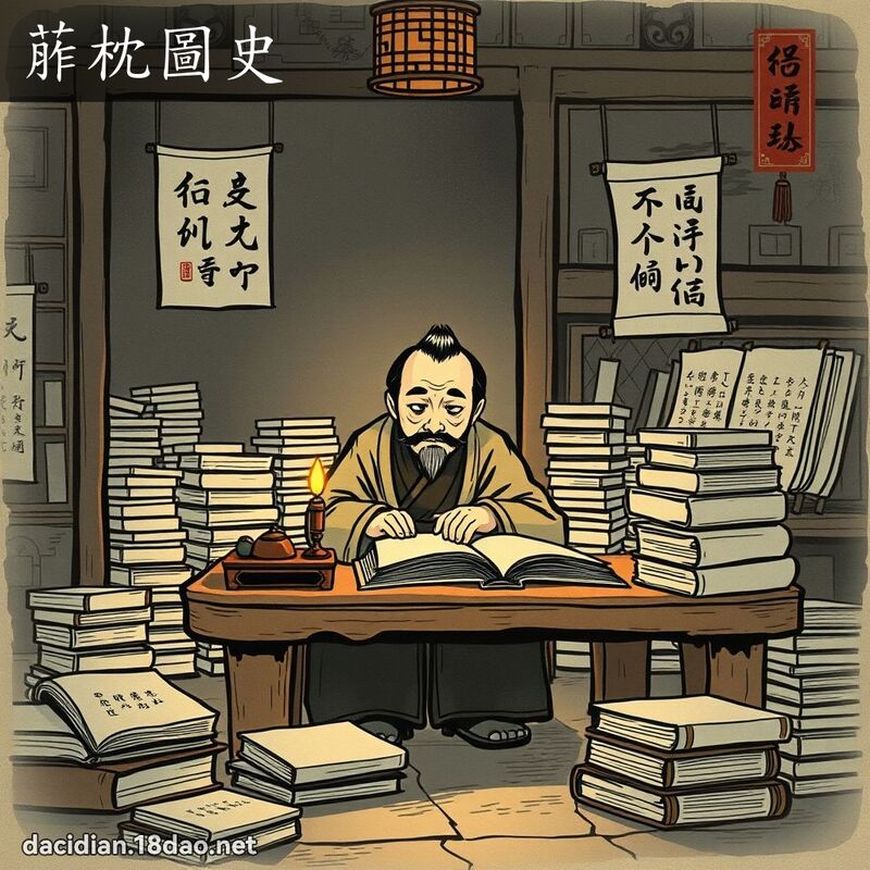葄枕圖史 配图