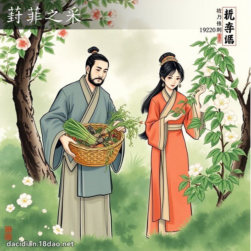 葑菲之采 配图