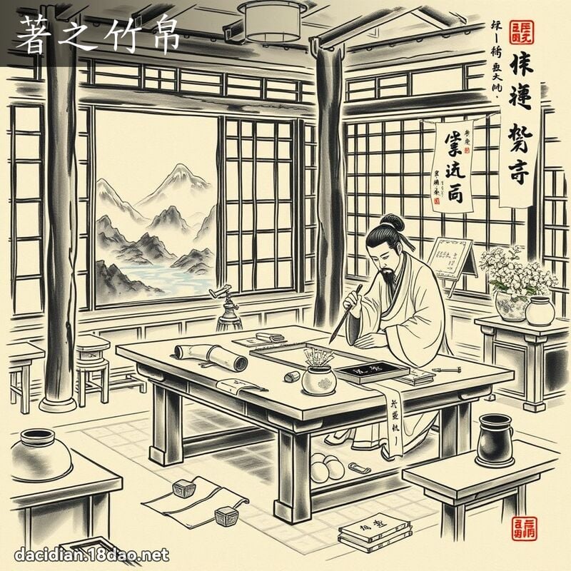 著之竹帛 配图