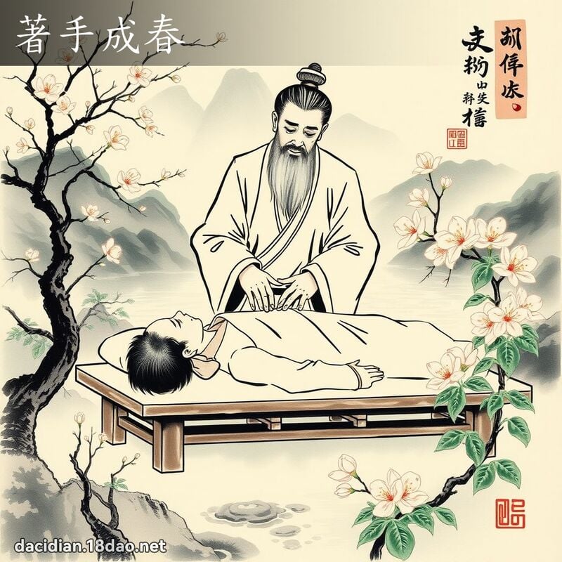 著手成春 配图