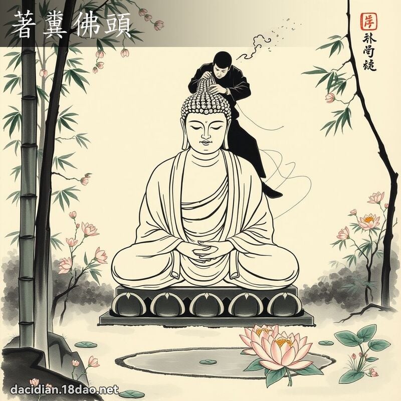 著粪佛头 配图