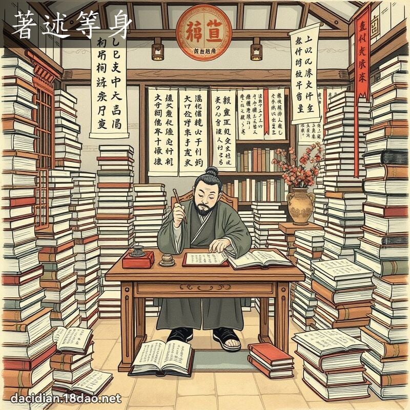 著述等身 配图