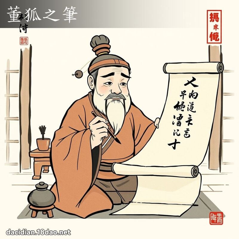 董狐之笔 配图