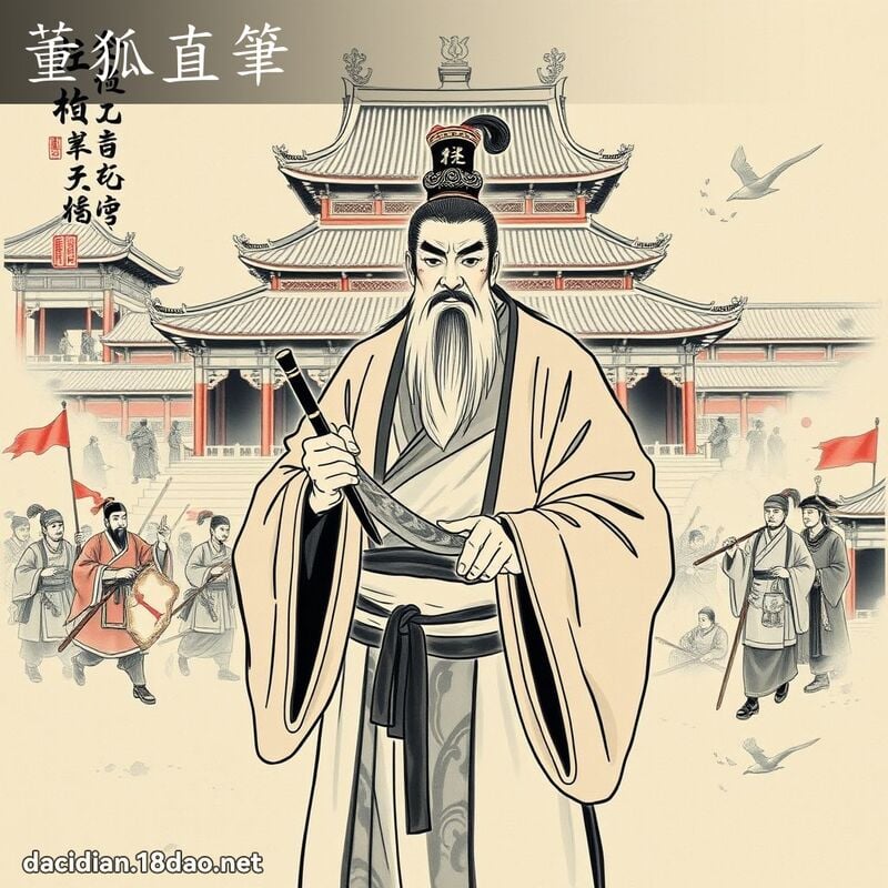 董狐直笔 配图