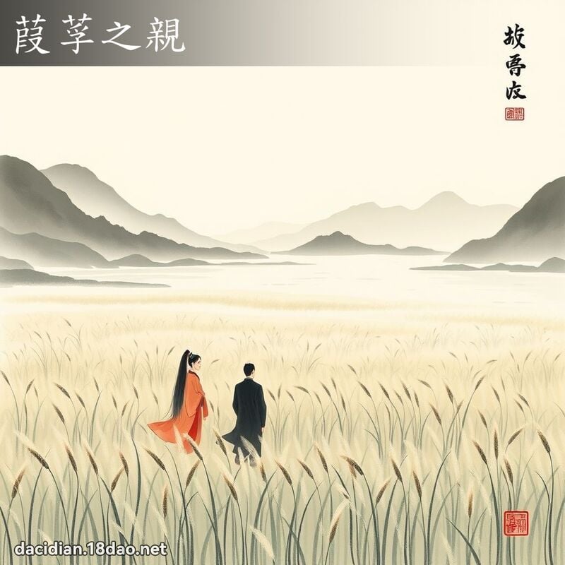葭莩之亲 配图