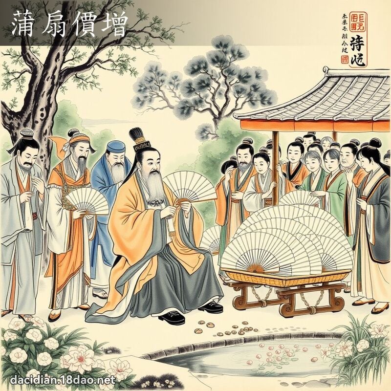 蒲扇价增 配图