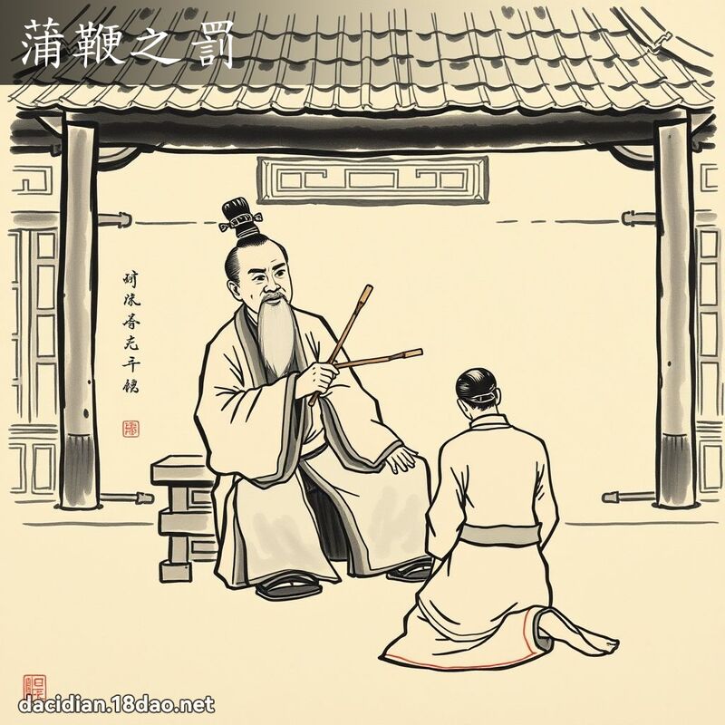 蒲鞭之罚 配图