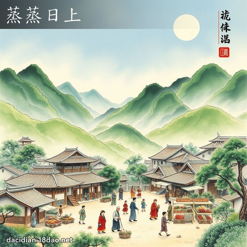 蒸蒸日上 配图