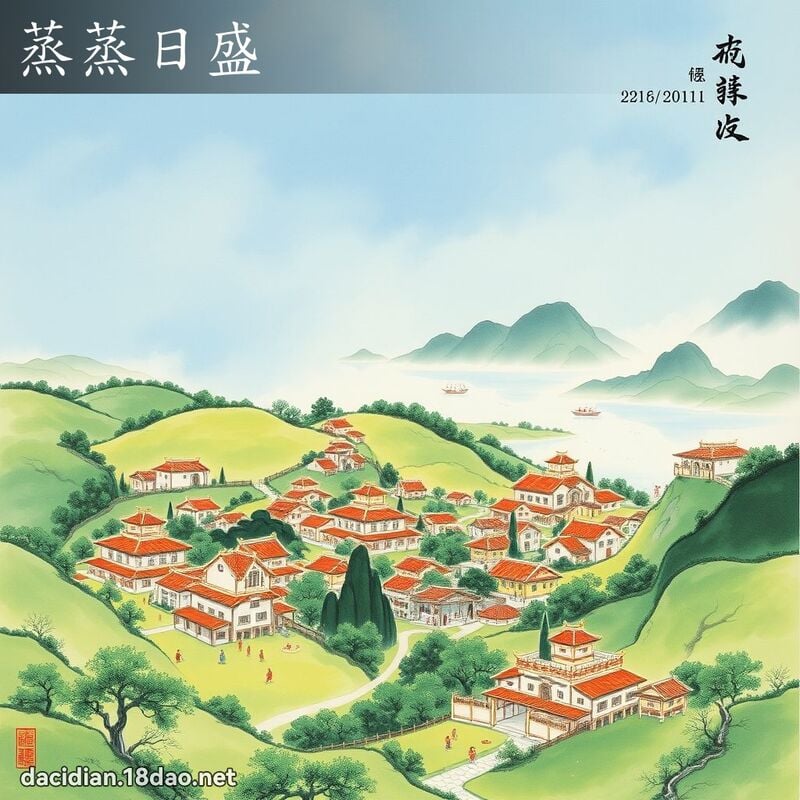 蒸蒸日盛 配图