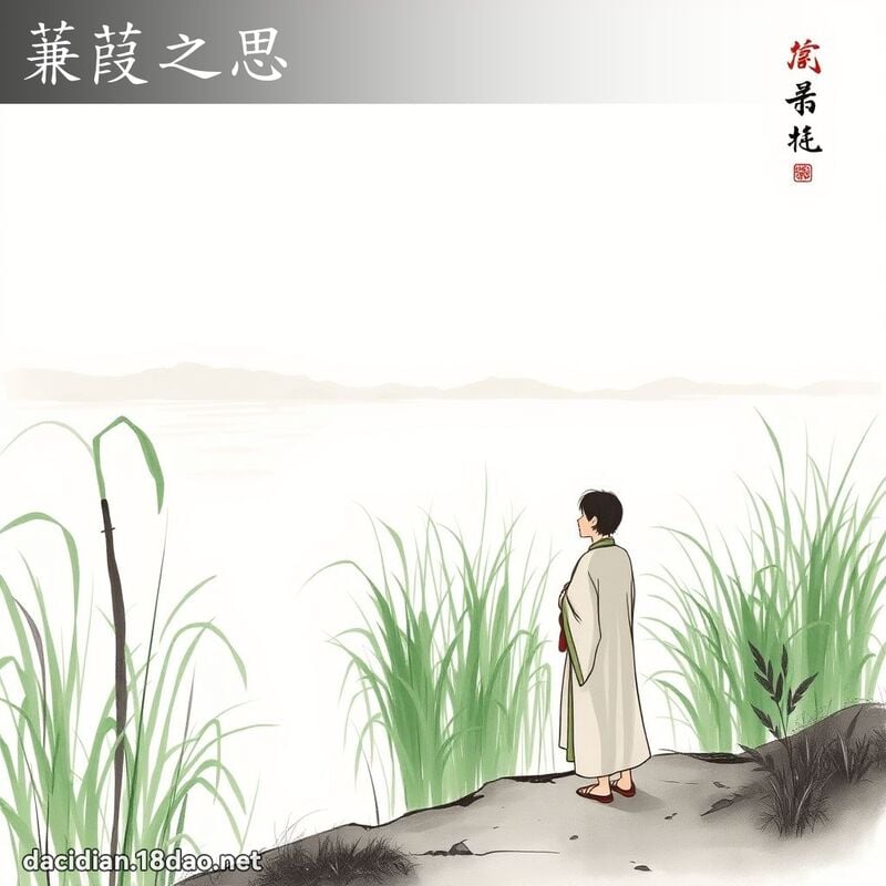 蒹葭之思 配图