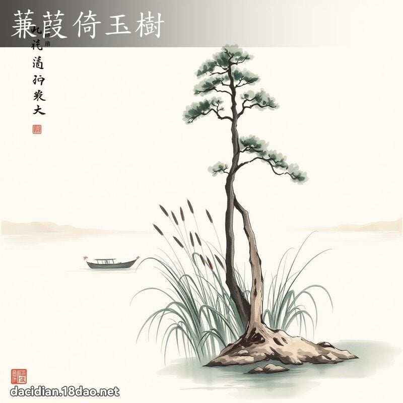 蒹葭倚玉树 配图