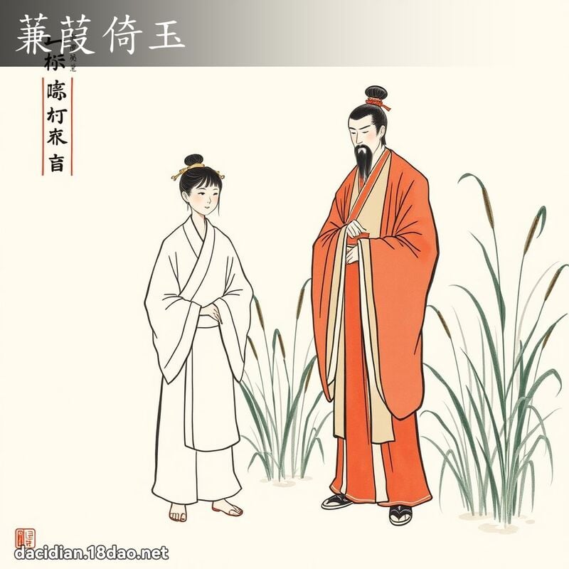 蒹葭倚玉 配图