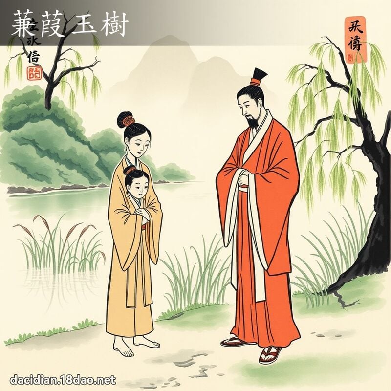 蒹葭玉树 配图