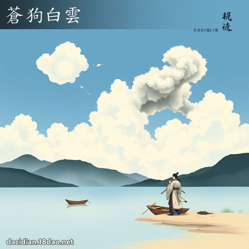 苍狗白云 配图