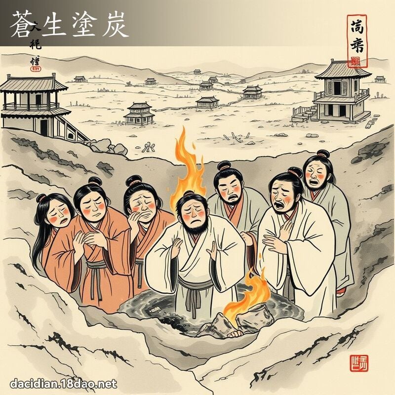 苍生涂炭 配图