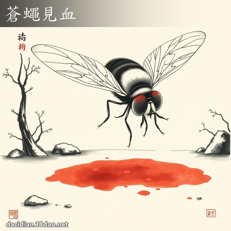 苍蝇见血 配图