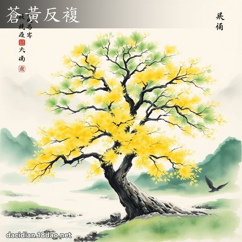 苍黄反复 配图