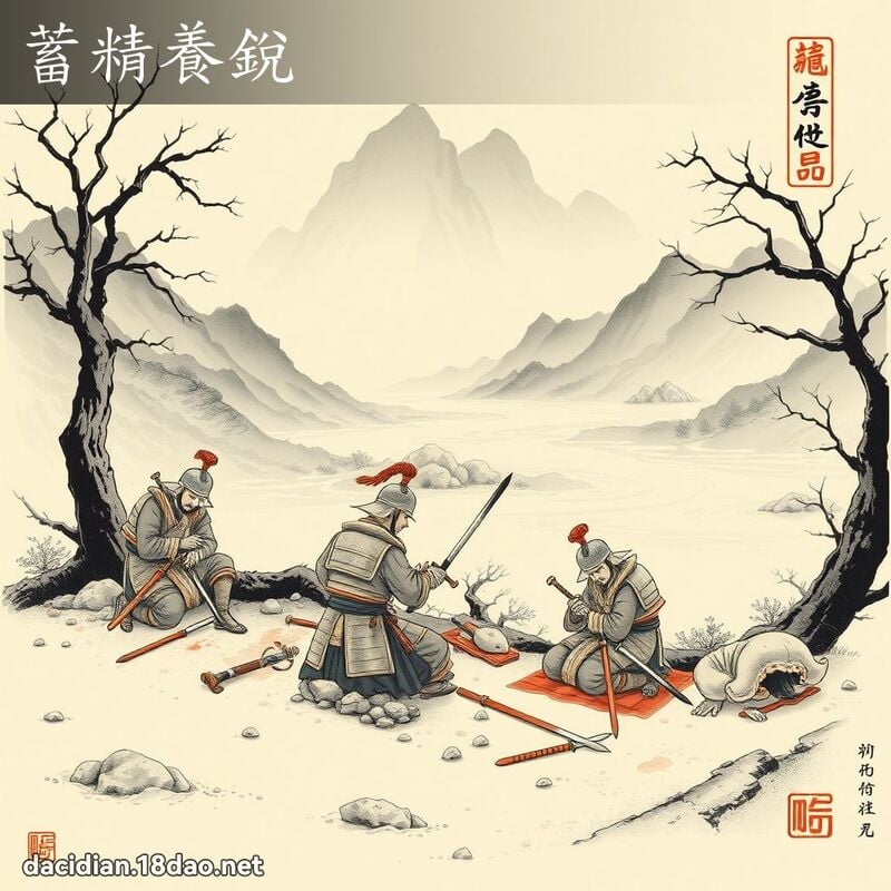 蓄精养锐 配图