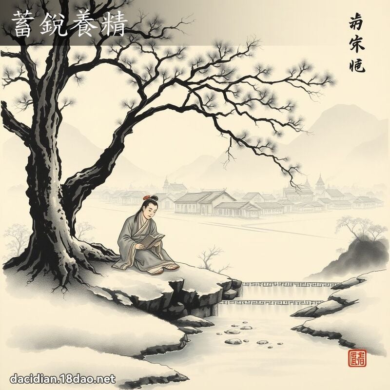 蓄锐养精 配图