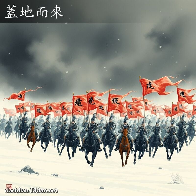 盖地而来 配图