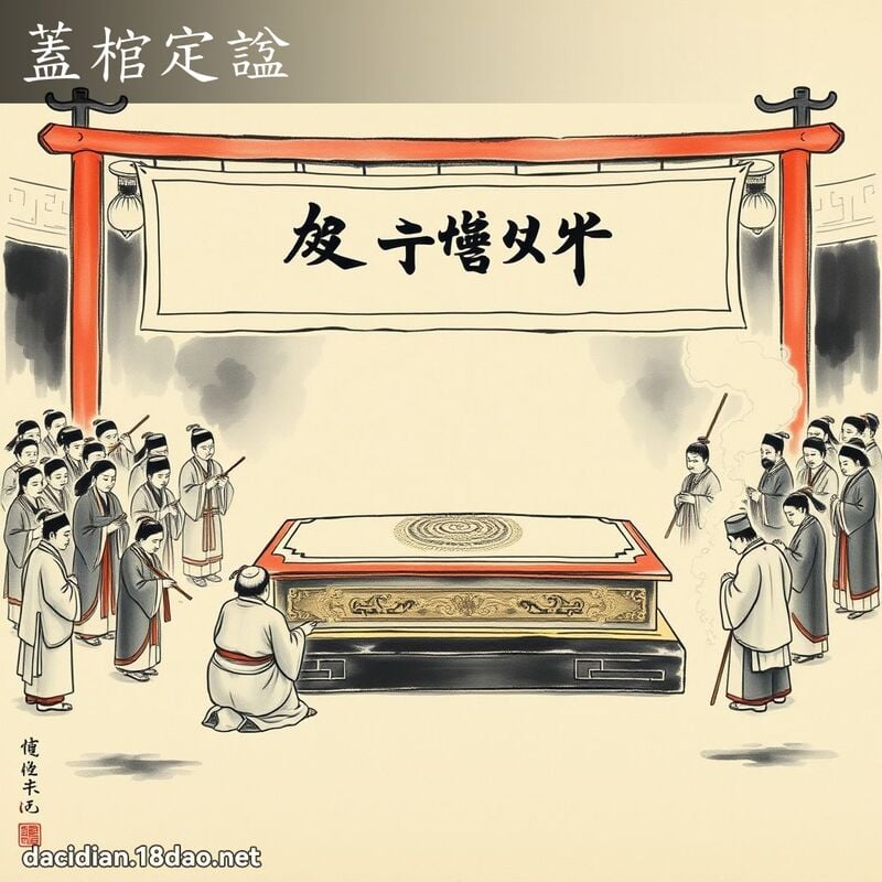 盖棺定諡 配图