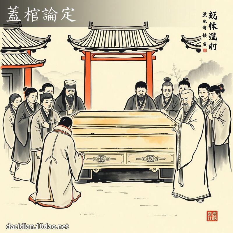 盖棺论定 配图