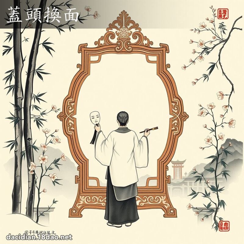 盖头换面 配图
