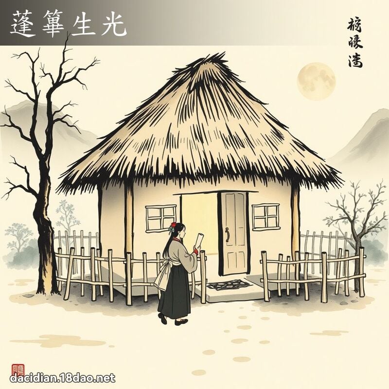 蓬篳生光 配图