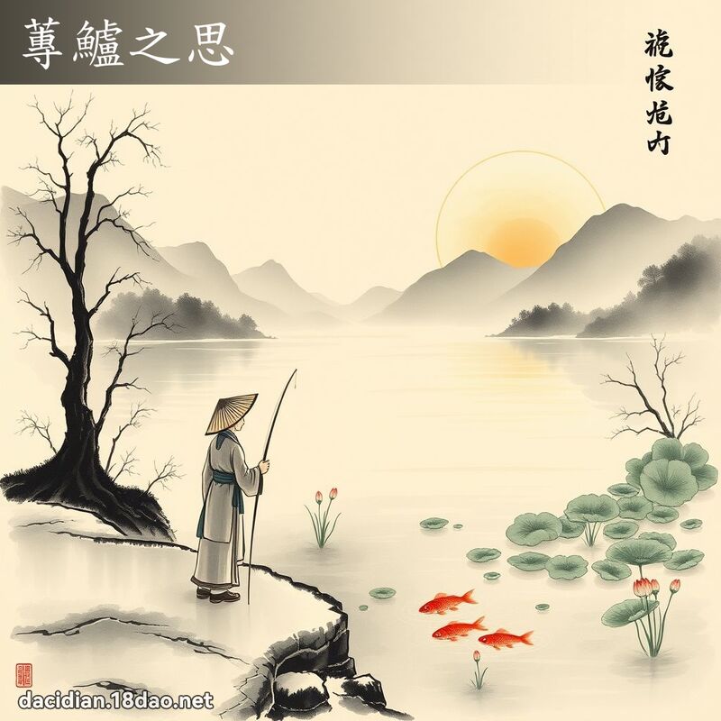 蓴鱸之思 配图