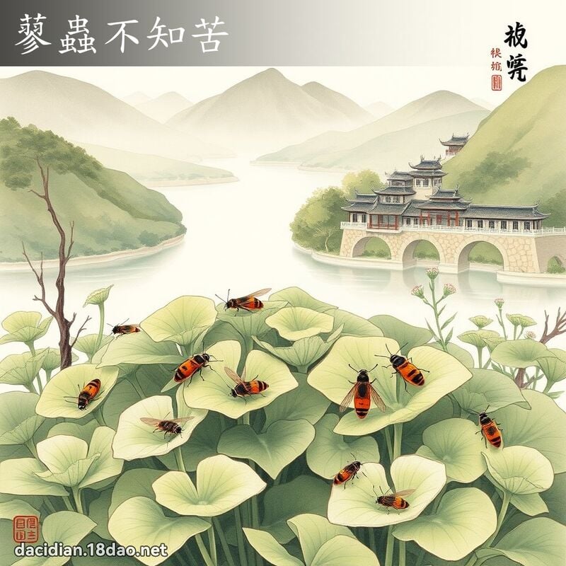 蓼虫不知苦 配图