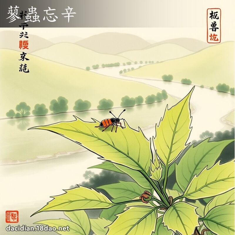 蓼虫忘辛 配图