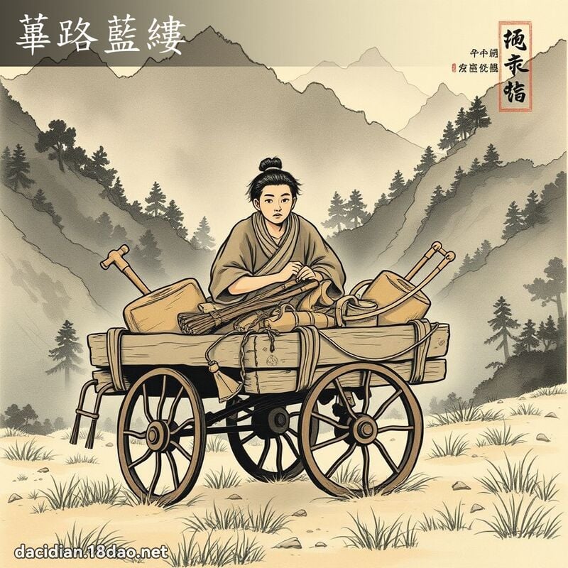蓽路蓝缕 配图