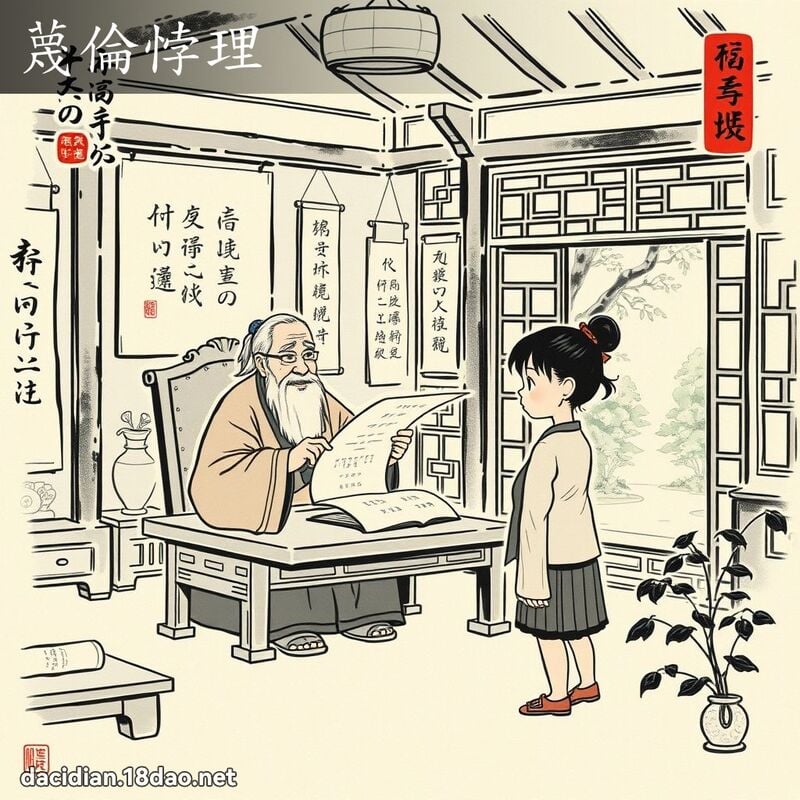 蔑伦悖理 配图