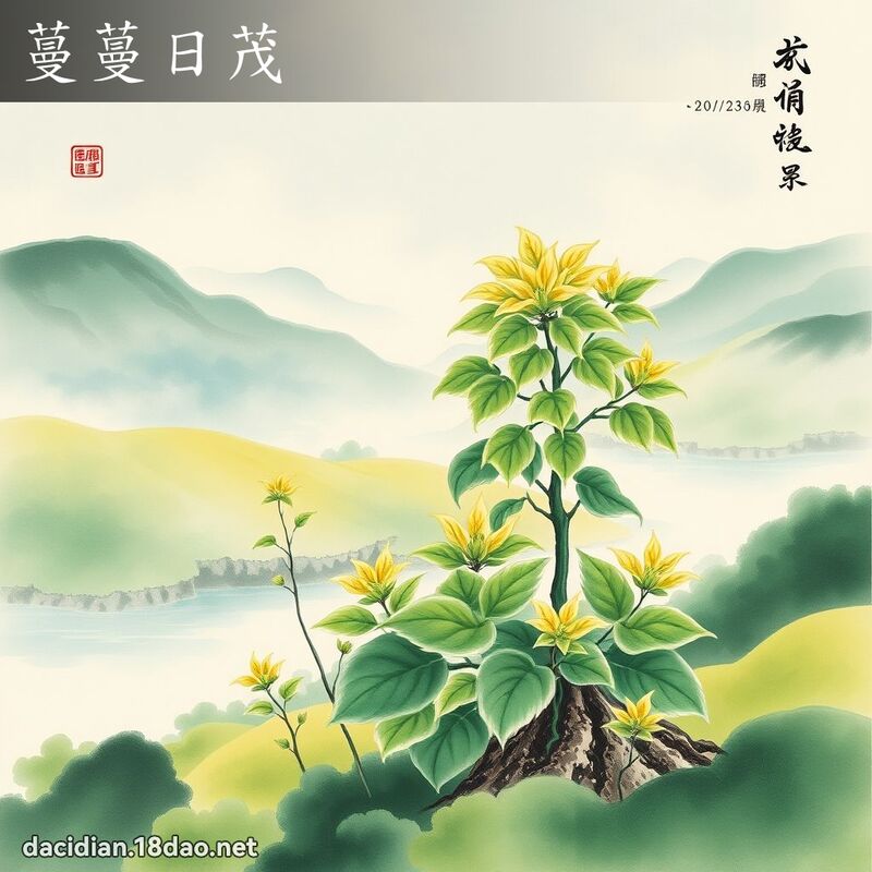 蔓蔓日茂 配图