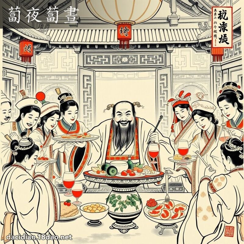 卜夜卜昼 配图