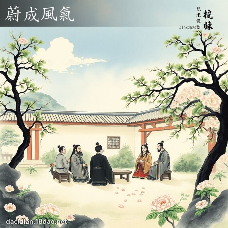 蔚成风气 配图