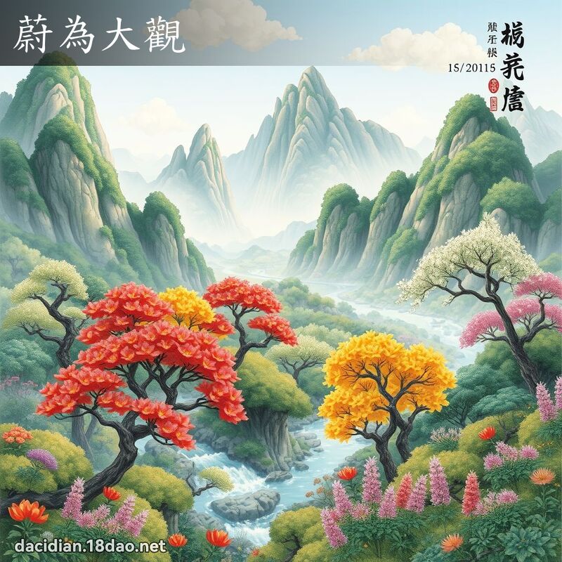 蔚为大观 配图