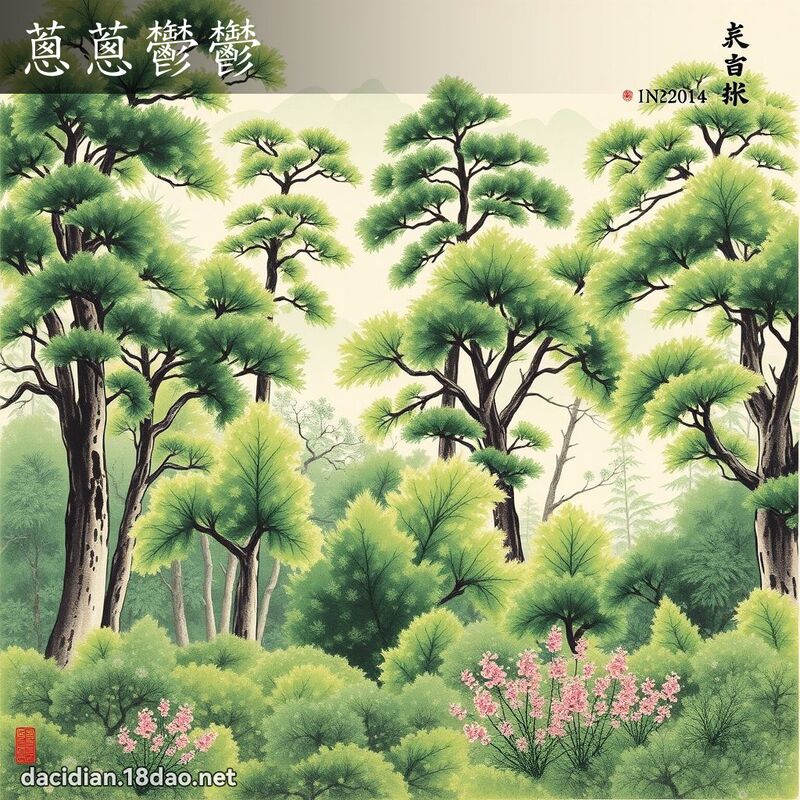 葱葱郁郁 配图