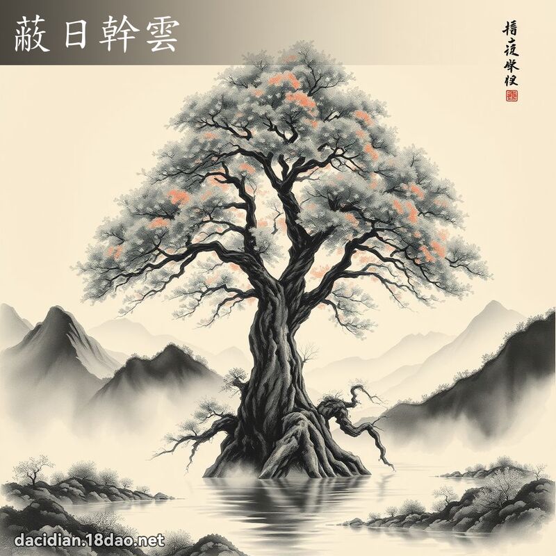 蔽日干云 配图