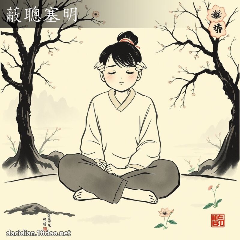蔽聪塞明 配图