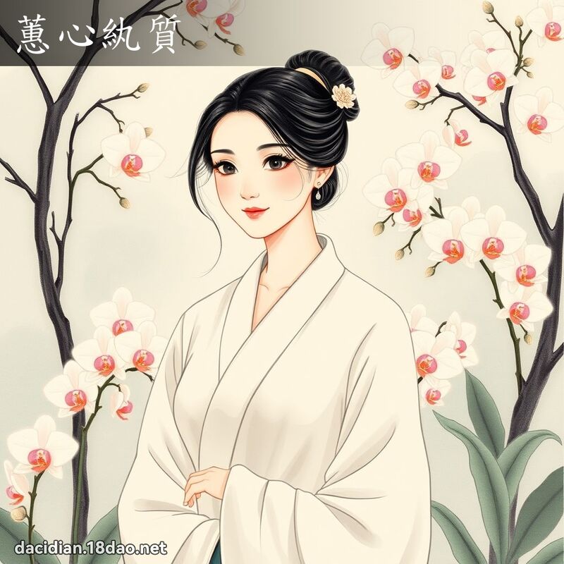 蕙心紈质 配图