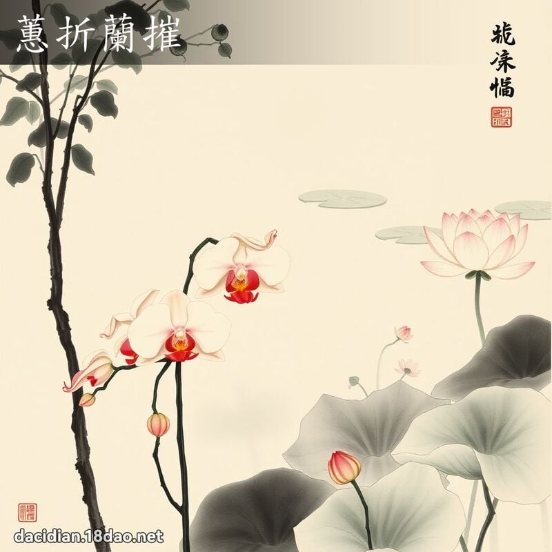 蕙折兰摧 配图