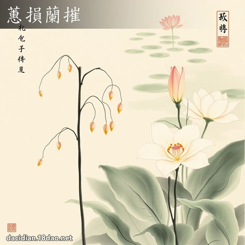 蕙损兰摧 配图
