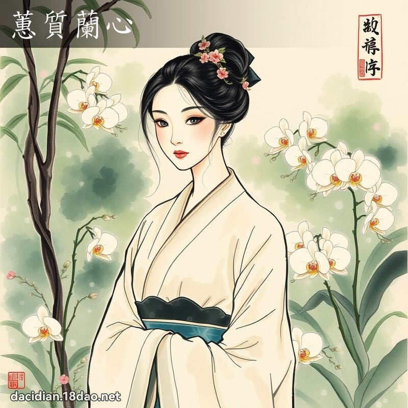 蕙质兰心 配图